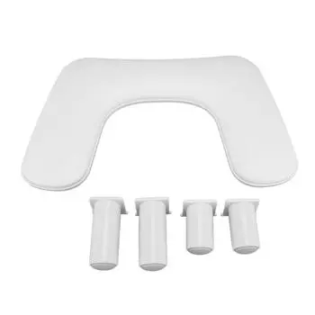 Подставка для ног с двумя руками, регулируемая по высоте, портативная подушка для ног в форме буквы U, искусственная кожа, для рук