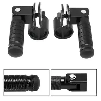 Подставка для ног велосипеда 1 пара универсальная металлическая подставка для ног мотоцикла складная пассажирская подножка для велосипедов картинг мотоциклы красный