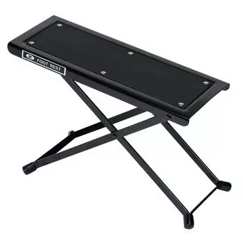 Подставка для ноги гитары Kiktani стальная GF-1B черная