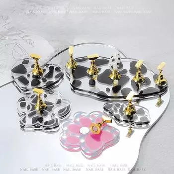 Подставка для ногтей Cow Manicure Practice, акриловая подставка для ногтей, палитра цветов