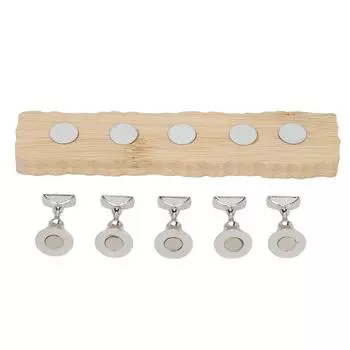 Подставка для ногтей Press On Nails Display Подставка для практики маникюра Wave Edge Деревянная основа Подставка для практики маникюра