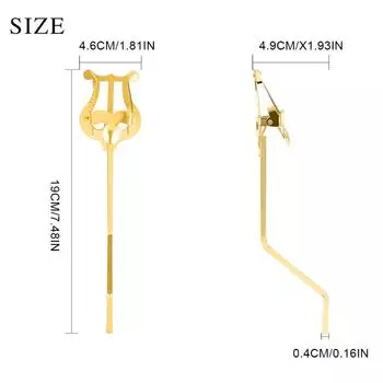 Подставка для нот для альт-саксофона, переносная подставка для нот для саксофона-баритона, аксессуары для музыкальных инструментов