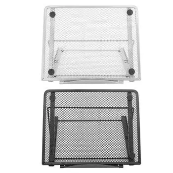 Подставка для ноутбука, настольная, регулируемая, складная, вентилируемая, держатель для планшетного компьютера, легкая, эргономичная Black