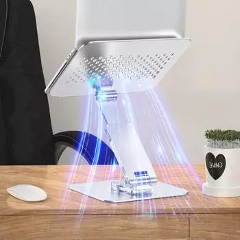 Подставка для ноутбука с вращением на 360° Регулируемая алюминиевая подставка для ноутбука с вращением на 360 градусов Многофункциональный ноутбук для планшета