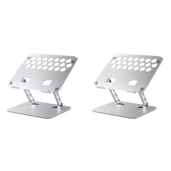 Подставка для ноутбука Складная подставка для ноутбука Настольная охлаждающая подставка для MacBook (сплав) #