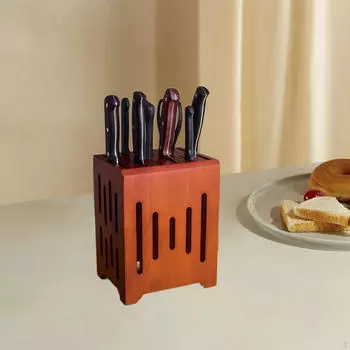 Подставка для ножей, экономит место на столешнице, универсальная, подставка для хранения ножей кофейный