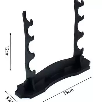 Подставка для ножей из дерева в стиле аниме – 4-слойный держатель для игрового оружия 4-layer Wooden Knife Rack