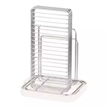 Подставка для ножей/разделочной доски Pearl Metal Simple, белая, HB-312