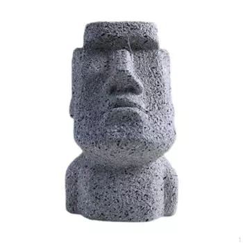 Подставка для очков, человеческая голова, статуэтка, подарок на новоселье, фигурка лица, креативная смола для столешницы