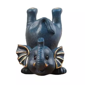 Подставка для очков в виде слона, симпатичная подставка для очков в форме животного из высококачественной смолы, подарок на выбор жёлтый