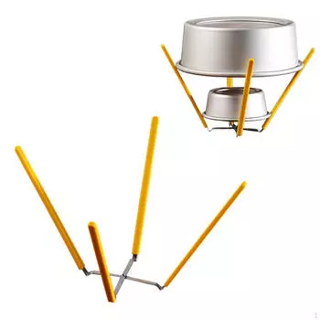 Подставка для охлаждения торта из нержавеющей стали, перевернутая пряжка для выпекания в духовке, подставка для вилки