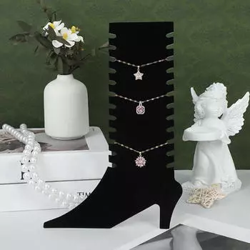 Подставка для ожерелья, держатель для ювелирных изделий, органайзер для стойки для личной фотографии чёрный