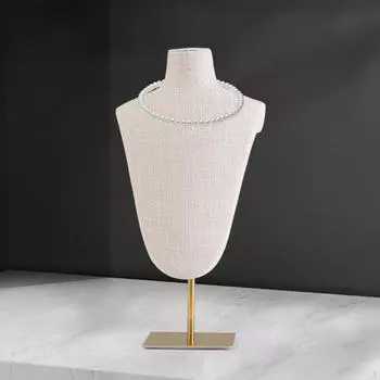 Подставка для ожерелья, ювелирная цепочка, органайзер, витрина, манекен для полок Gold and square