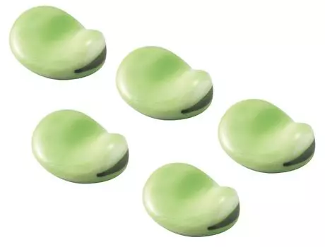 Подставка для палочек Arita ware в виде нефритовых бобов, набор из 5 шт. 485398(5) зелёный