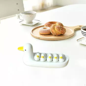 Подставка для палочек для еды Home Stand Duck Pattern Creative Rest Spoon Fork for