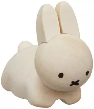 Подставка для палочек из дерева Kinsho Pottery Dick Bruna, 4 см, кролик, белый цвет, 208570, прибл. белый