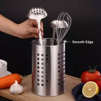 Подставка для палочек из нержавеющей стали 304, ложка, вилка, столовые приборы, сушилка, органайзер, держатель для хранения кухонных принадлежностей