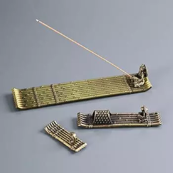 Подставка для палочек из сплава бамбука, курильница для благовоний Jiang Taigong для рыбалки, украшение для ароматерапевтической печи в помещении