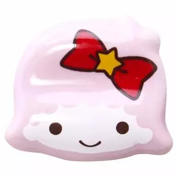 Подставка для палочек Sanrio Twin Face 4 x 3 см Lala Сделано в Японии 501514 Маленькие звездочки Прибл. розовый