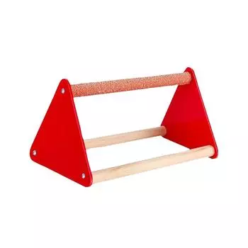 Подставка для палочек в виде курицы и птицы из цельного дерева One Size красный