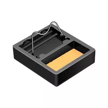 Подставка для паяльника Подставка для паяльника Пружинные держатели Поддержка припоя с чистящей губкой для ремонта электроники своими руками A