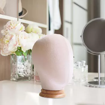 Подставка для парика для салона манекена для укладки парика бежевый