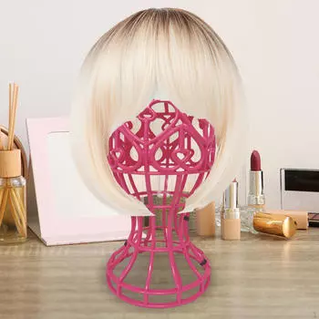 Подставка для парика, многофункциональная стойка-дисплей для салона красоты, домашнего использования Pink