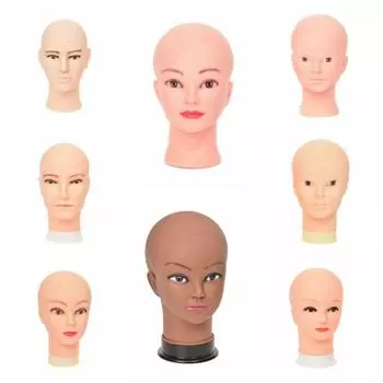 Подставка для парика, модель головы, ПВХ шляпа, дисплей, кукла, укладка, учебная голова для изготовления париков Male1