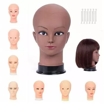 Подставка для парика, учебная голова, женская/мужская шляпа, демонстрационная кукла, парикмахерская модель, голова для изготовления париков Female3