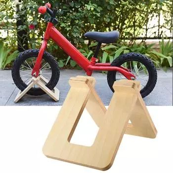 Подставка для парковки велосипеда, деревянный кронштейн, подставка для парковки скутера, съемная детская балансировочная машинка, деревянная рама для парковки, демонстрационный стенд