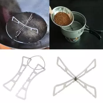 Подставка для пароварки на открытом воздухе, стойка для пароварки из нержавеющей стали, практичная подставка для крышки голландской духовки, аксессуары для плиты, подарок для мужчин