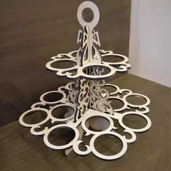 Подставка для пасхальных яиц, деревянная витрина, многоразовый органайзер, двухъярусная стойка, деревянный держатель для