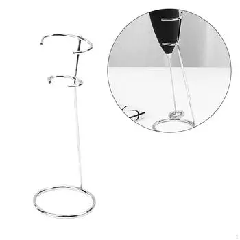 Подставка для пенообразователя, держатель для кофе и молока, металлический для домашнего портативного устройства чёрный