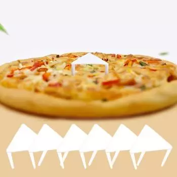 Подставка для пиццы, 100 шт., белый пластиковый штатив, крепежная стойка для выпечки, инструмент для выпечки 100PCS