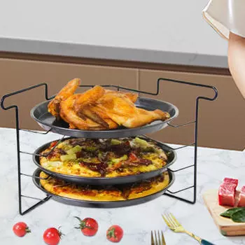 Подставка для пиццы для хранения и выпечки в ресторанах и мероприятиях with 3pcs 11 in Pan