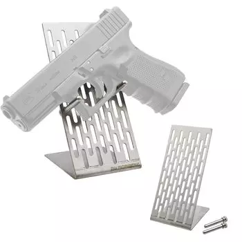 Подставка для пистолета сетчатого типа, стойка для пистолета, нержавеющая сталь, серебро [хорошие продукты]