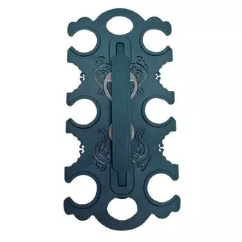 Подставка для пива Держатель для напитков на 6 бутылок Портативный бар KTV Пивная стойка Многоцелевой держатель для стаканов для вечеринок барбекю синий