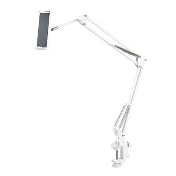 Подставка для планшета ELECOM, подставка для руки, подставка для iPad, подставка для смартфона, подставка для iPhone, можно установить на прикроватной тумбочке, поворачивается на 360 градусов во время сна, Z-образный кронштейн