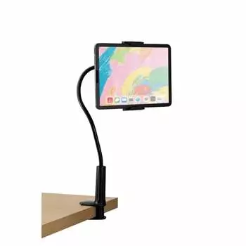Подставка для планшета ELECOM Удерживает ваш смартфон и iPad, пока вы спите [Подходит для 4,6–10,9 дюймов] Вращается на 360 градусов, может быть закреплена бесплатно