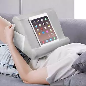 Подставка для планшета с боковым сетчатым карманом Портативный дорожный офисный стол-кровать чёрный