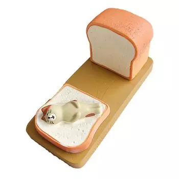 Подставка для планшета Toast, держатель из смолы, симпатичная, забавная, настольная подставка для сотового телефона, держатель для просмотра драм, квадратная