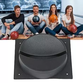 Подставка для пластиковых шаров для боулинга, черный держатель для шаров для боулинга, стойка для хранения спортивных мячей для оборудования для боулинга чёрный
