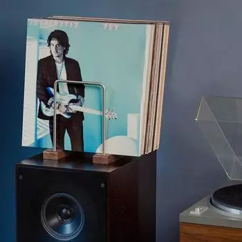 Подставка для пластинок Настольная деревянная подставка для пластинок Держатель виниловых пластинок, Хранение виниловых пластинок, Стойка для хранения альбомов для виниловых пластинок