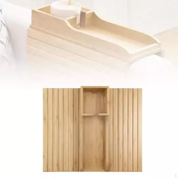 Подставка для подлокотника дивана, переносная, подставка для закусок, органайзер для сервировки из дерева, для