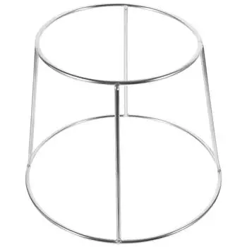 Подставка для подносов из нержавеющей стали для морепродуктов, двухслойный держатель для пиццы и устриц, подставка для ресторана для морепродуктов, сервировочная полка серебряный