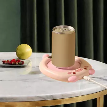 Подставка для подогрева кружек Подставка для подогрева Подогрев Мультфильм для воды Офис Домашний стол