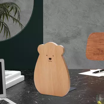 Подставка для полок, деревянный конец книги, современные прочные, тяжелые книги, деревянные декоративные