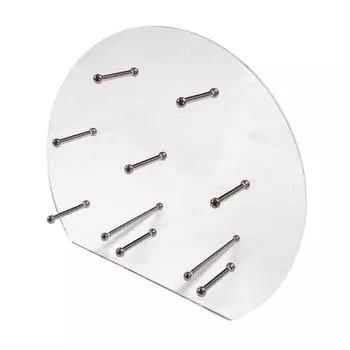 Подставка для пончиков Подставка для пончиков Акриловая для украшения свадебной рождественской вечеринки серебряный