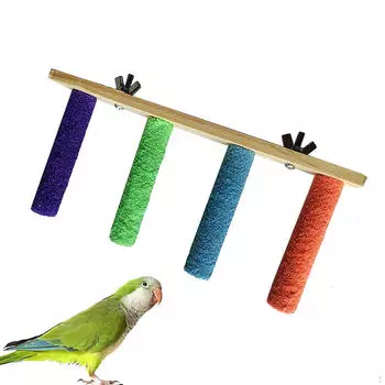 Подставка для попугая, игрушка для окна/ванны/автомобиля/путешествия, простая установка, лестница-стремянка для 4 tier