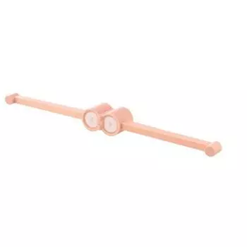 Подставка для повязок на голову Универсальный органайзер для повязок на голову и украшений Держатель для детских аксессуаров для волос Многофункциональная вешалка для одежды розовый